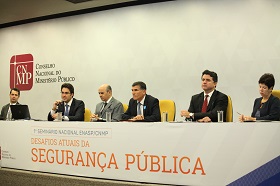 Semin&aacute;rio promovido pela Enasp/CNMP discute desafios da seguran&ccedil;a p&uacute;blica