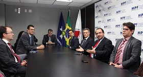 Corregedor nacional do MP faz visita institucional &agrave; Procuradoria da Rep&uacute;blica em Minas Gerais