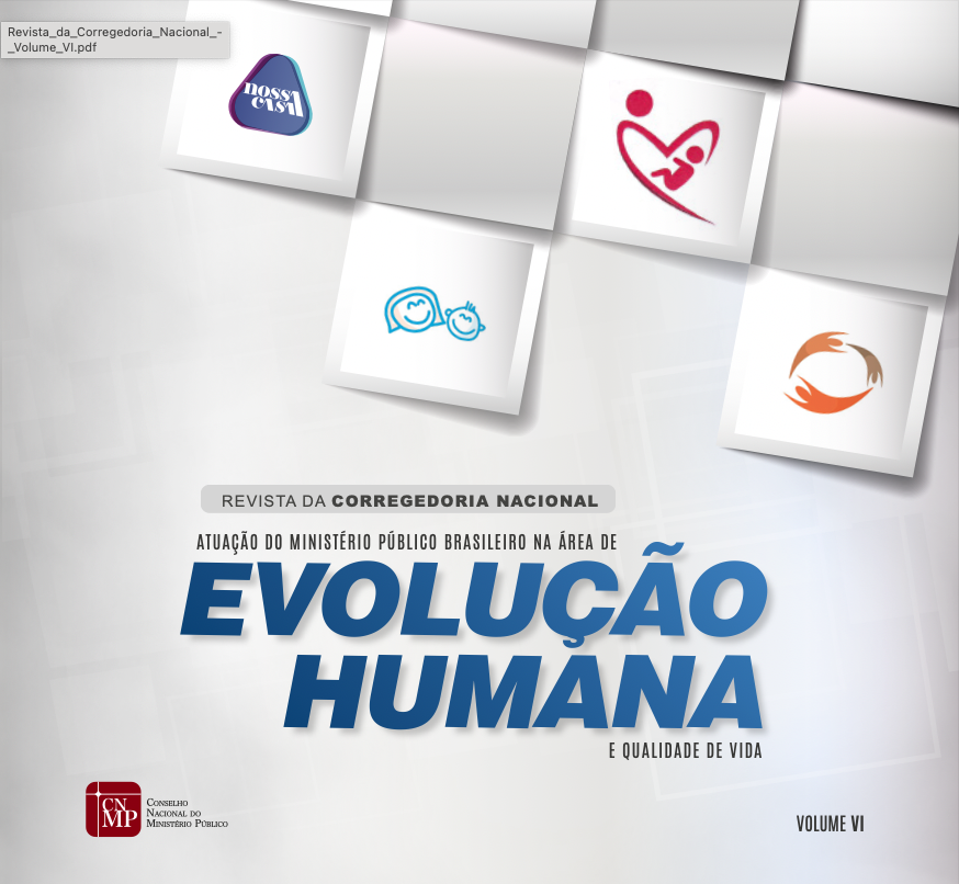 Revista da Corregedoria Nacional - Volume VI - Atuação do MP brasileiro na área de evolução humana