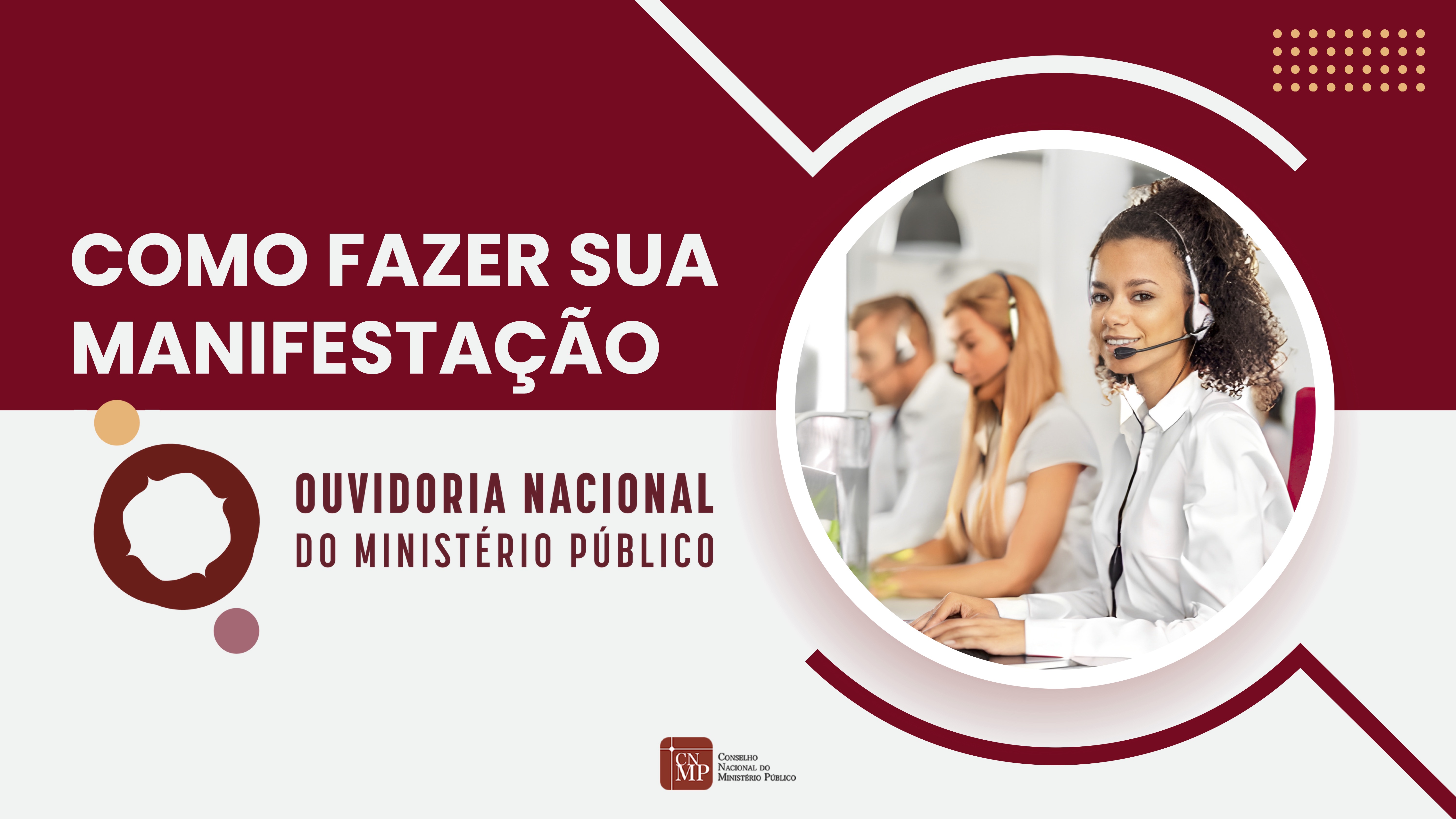 Como fazer sua manifestação - Ouvidoria Nacional do Ministério Público
