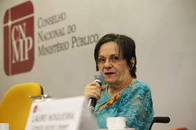&ldquo;Viol&ecirc;ncia dom&eacute;stica mata nossas mulheres e deixa filhos &oacute;rf&atilde;os&rdquo;, diz Maria da Penha em evento do CNMP