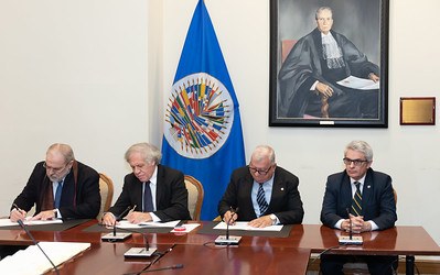 Presidente do CNMP destaca importância de acordo firmado com a Organização dos Estados Americanos
