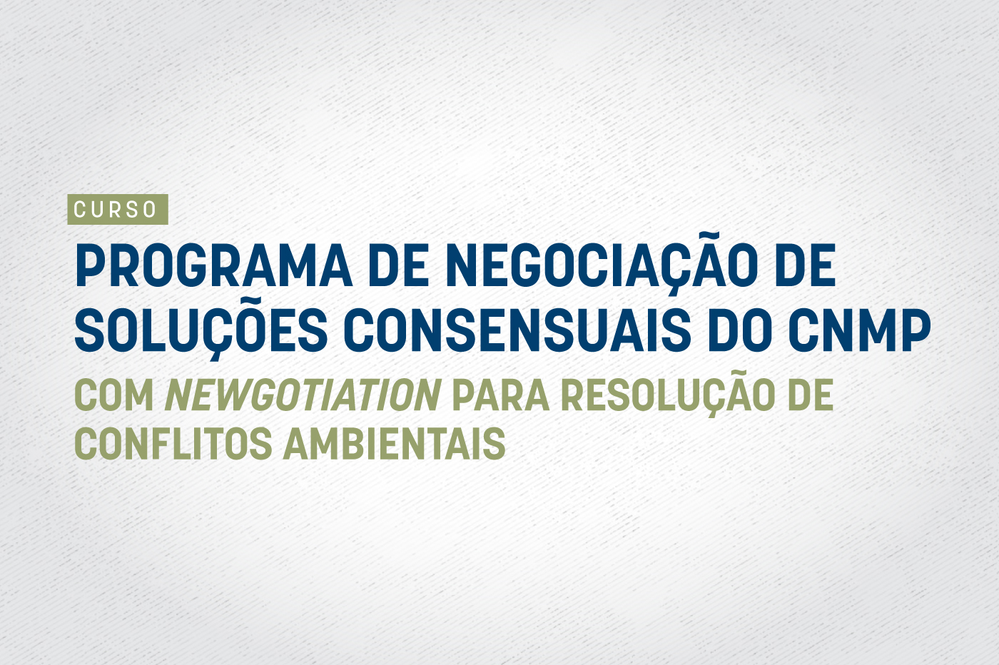 Banner Curso Negociações Complexas