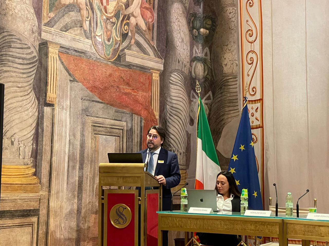 Conselheiro do CNMP ministra palestra no Senado da República Italiana, em Roma      