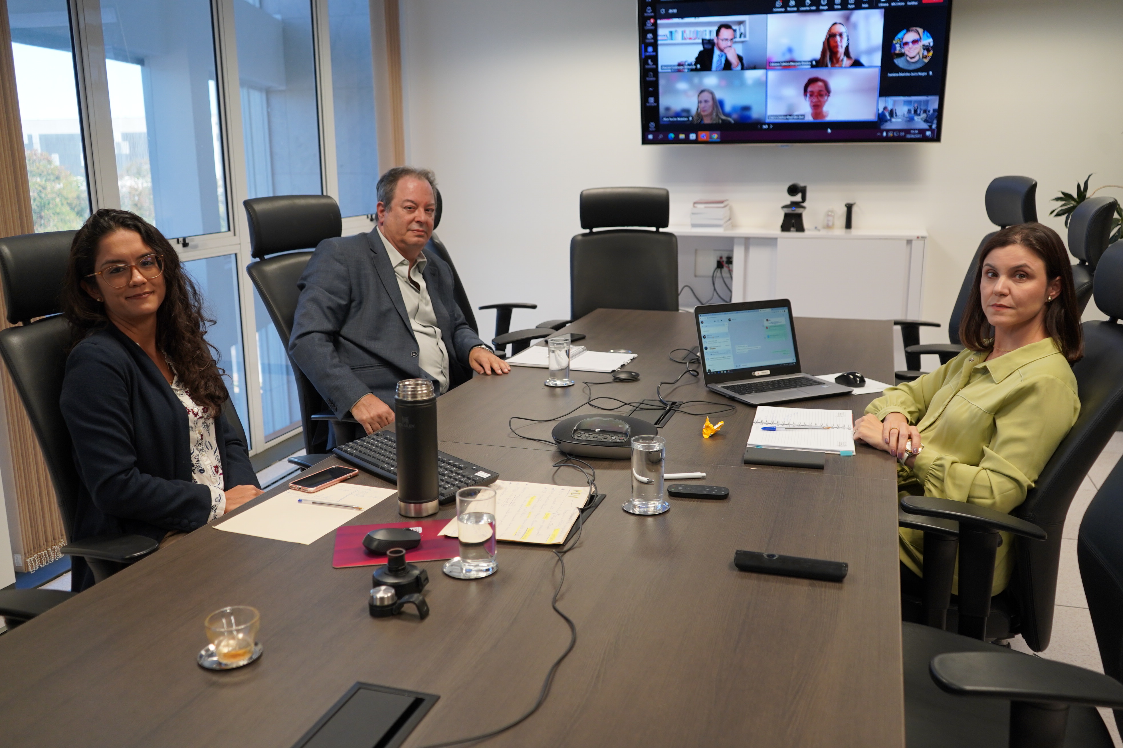 CNMP e Caixa Econômica se reúnem para tratar do protocolo de intenções entre as instituições 