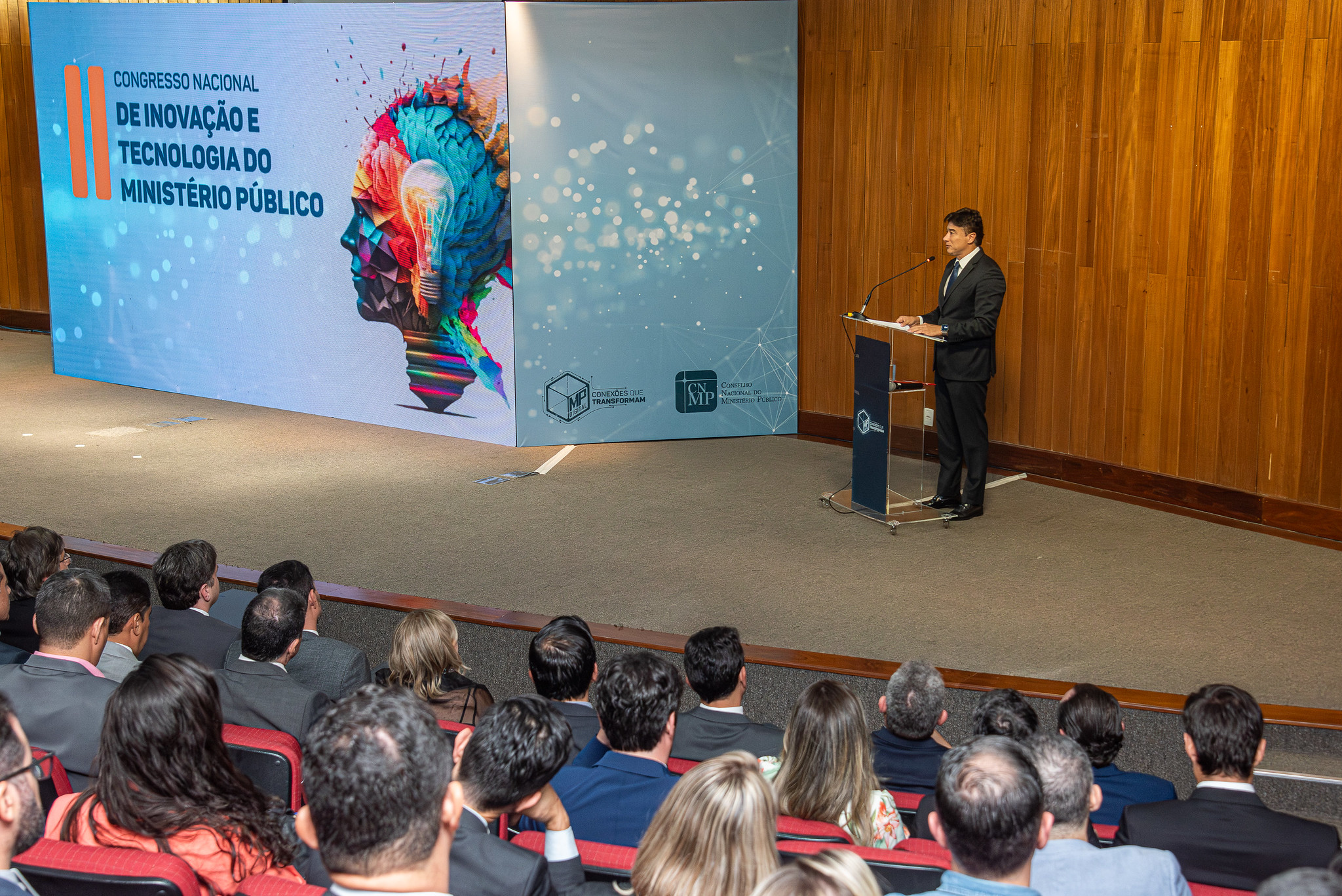 “Eventos como esse são cruciais para o fortalecimento da cultura de inovação no Ministério Público”, diz conselheiro Moacyr Rey, sobre o 2º Congresso Brasileiro de Inovação e Tecnologia do MP 