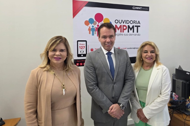 Ouvidora nacional do Ministério Público conhece projetos do MP de Mato Grosso 