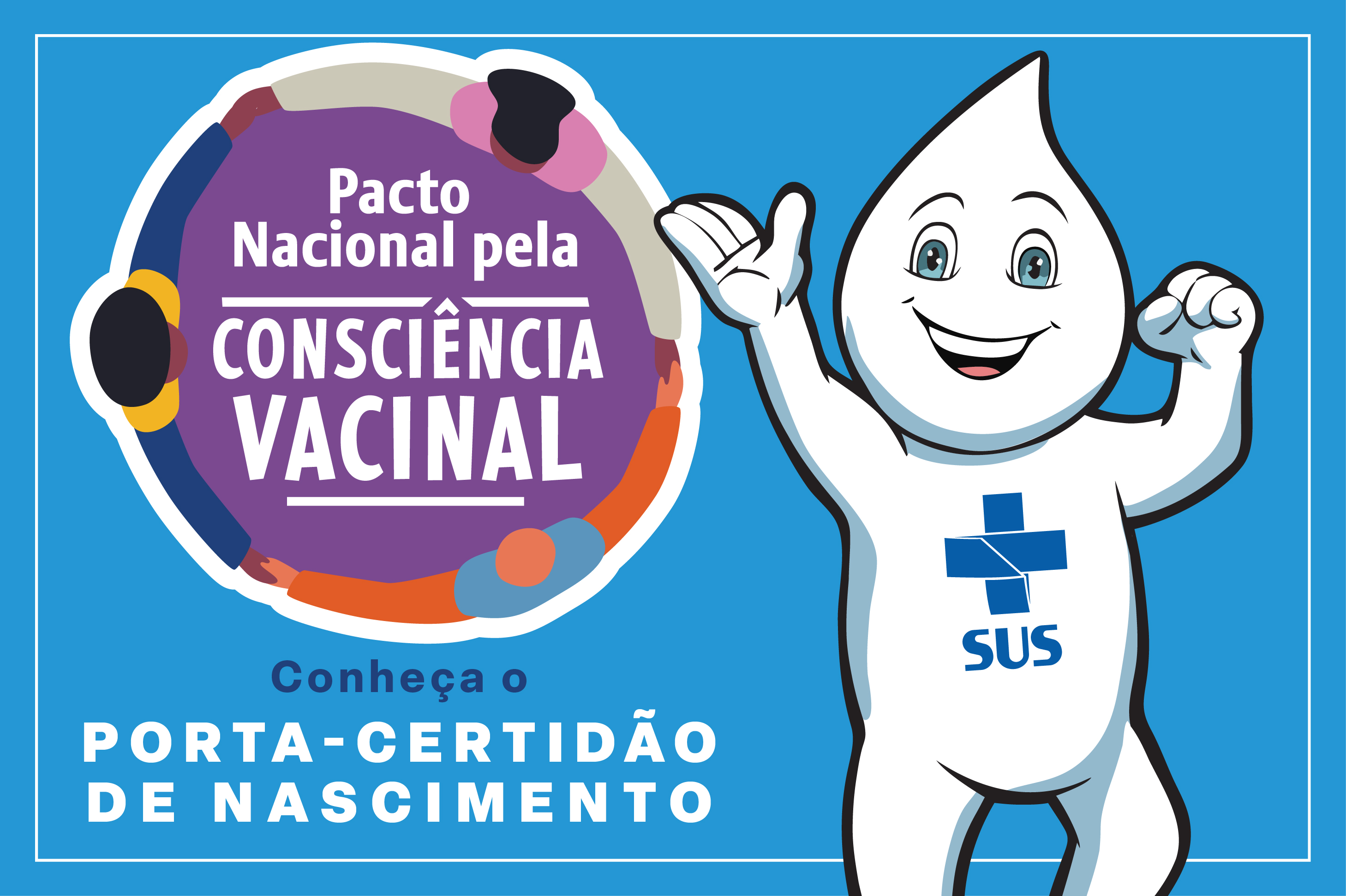 CNMP e instituições parceiras lançam porta-certidão de nascimento com informações sobre o calendário vacinal 