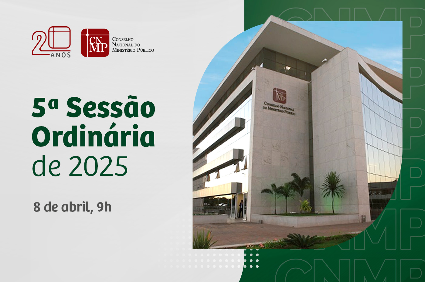 CNMP publica a pauta da sessão ordinária de 8 de abril 