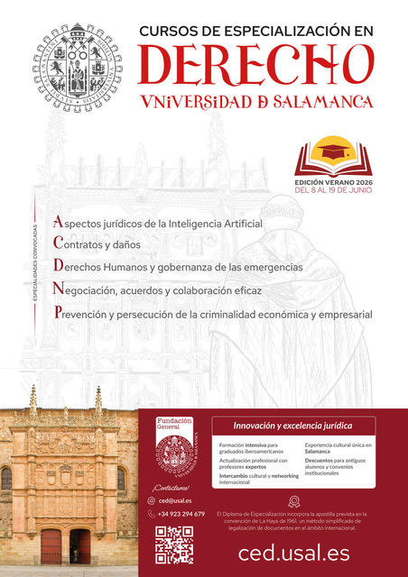Cursos de Especialización en Derecho - Universidad de Salamanca